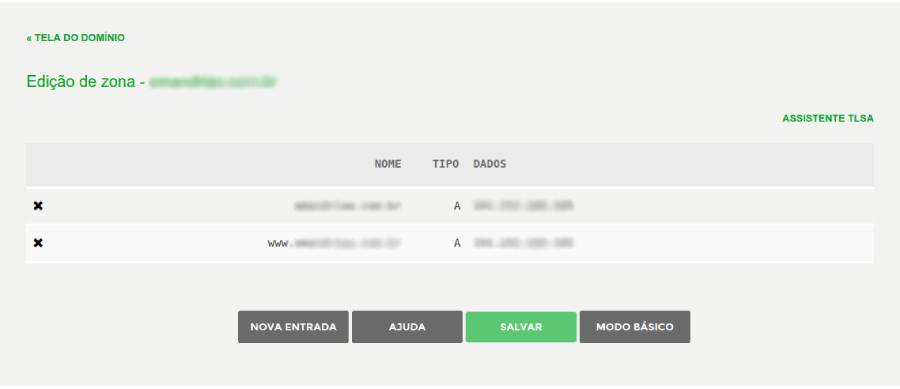 Apontamentos finalizados no REGISTRO BR