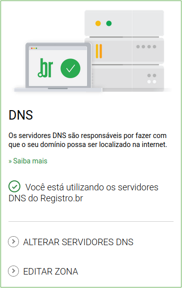 Opção de ir para edição de zonas